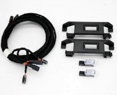 Car Rear LED Footwell Light Cable wiring harness Bracket lamp Holder For VW jetta ID.4 Tayron T-Roc Talagon T-Cross Tiguan MK2