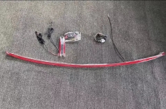 For audi new A6 C8 width light Through trunk rear lamp LED turn signal Light modified new streamer through tail light